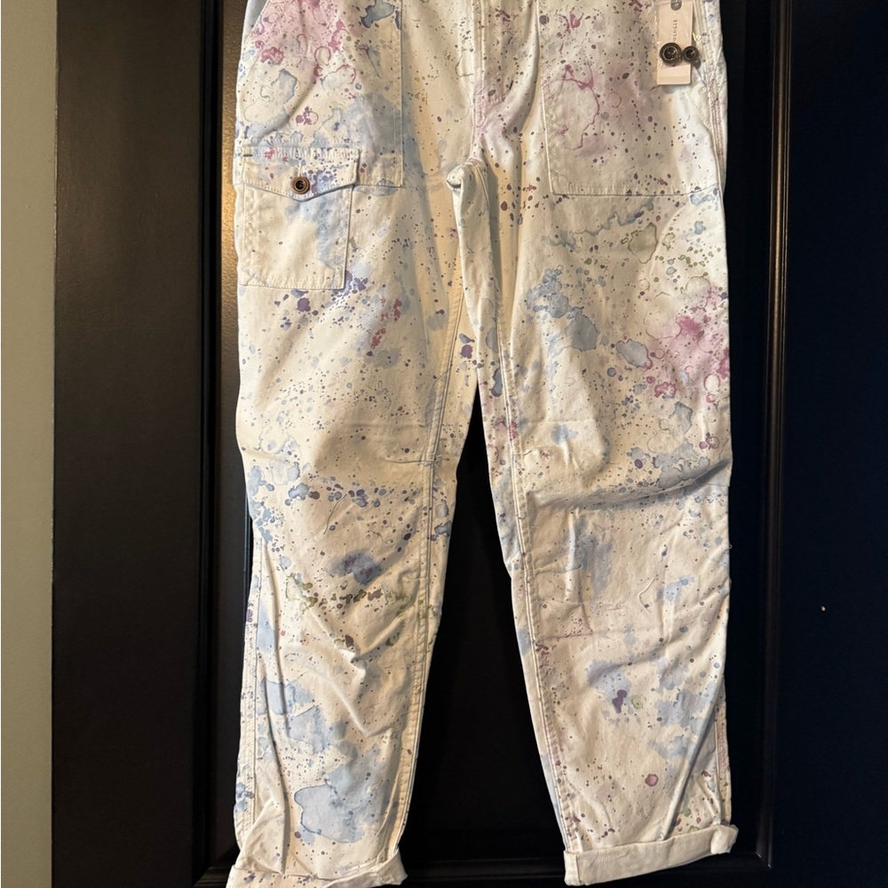 Multicolor Splatter Paint Pants